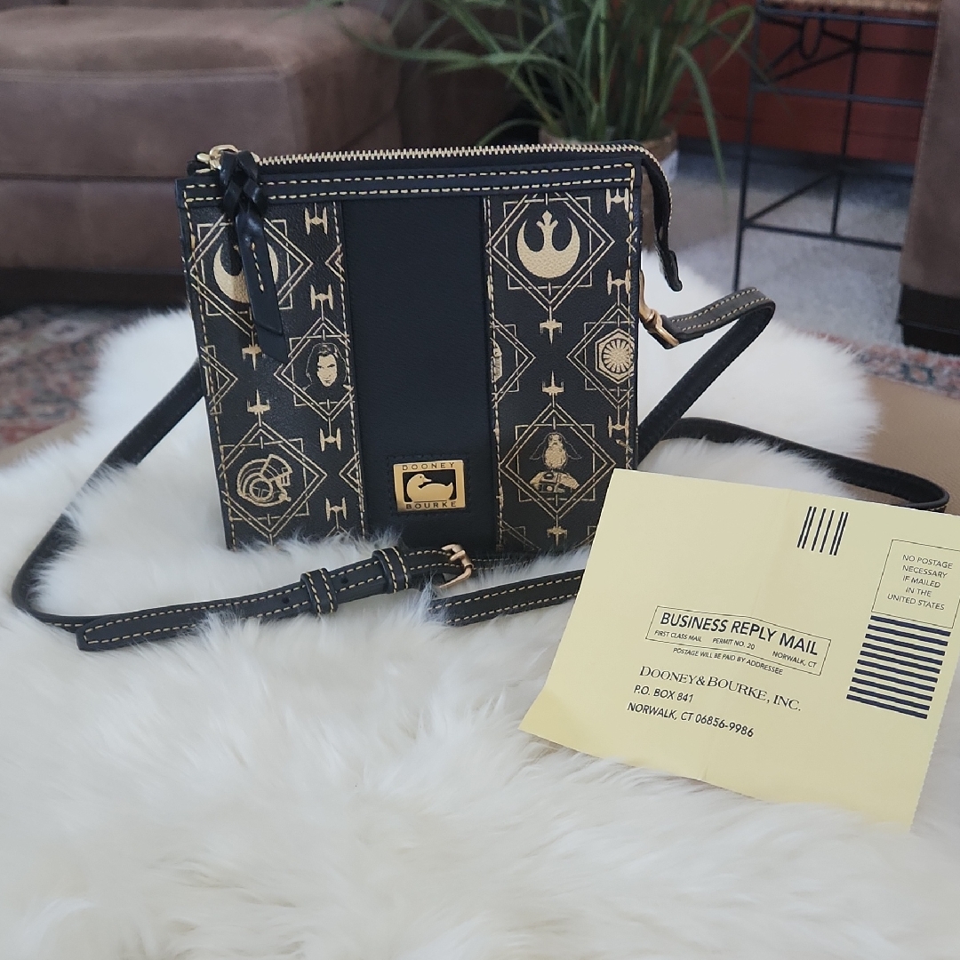 Nwot Dooney & Bourke Disney Parks Star Wars Leather Crossbody Bag